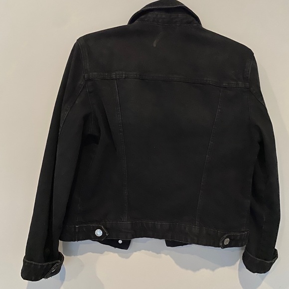 Everything must go !!! Black denim jacket - Picture 3 of 4